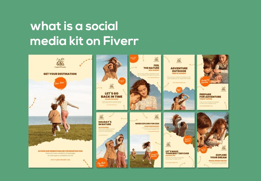 social media kit on Fiverr