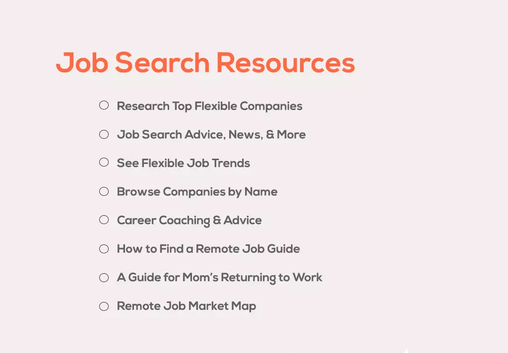 Flexjobs job search resources
