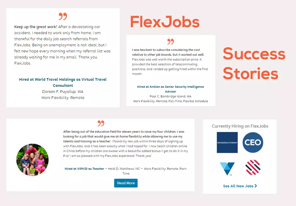 Flexjobs success stories