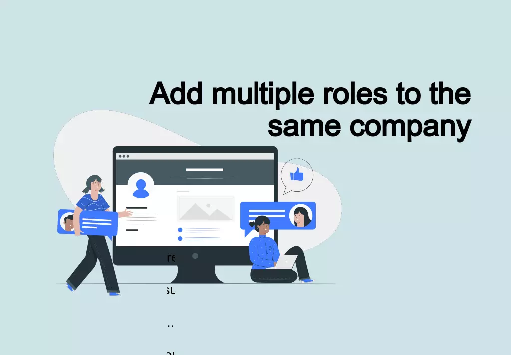 Add multiple roles to the same company