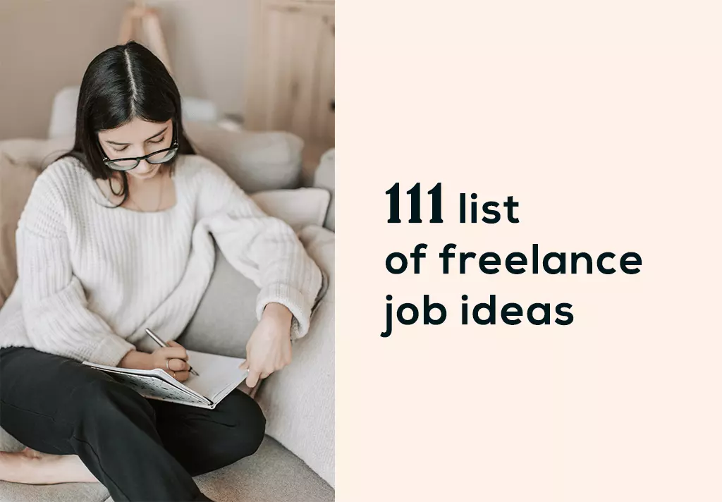 111 list of freelance job ideas