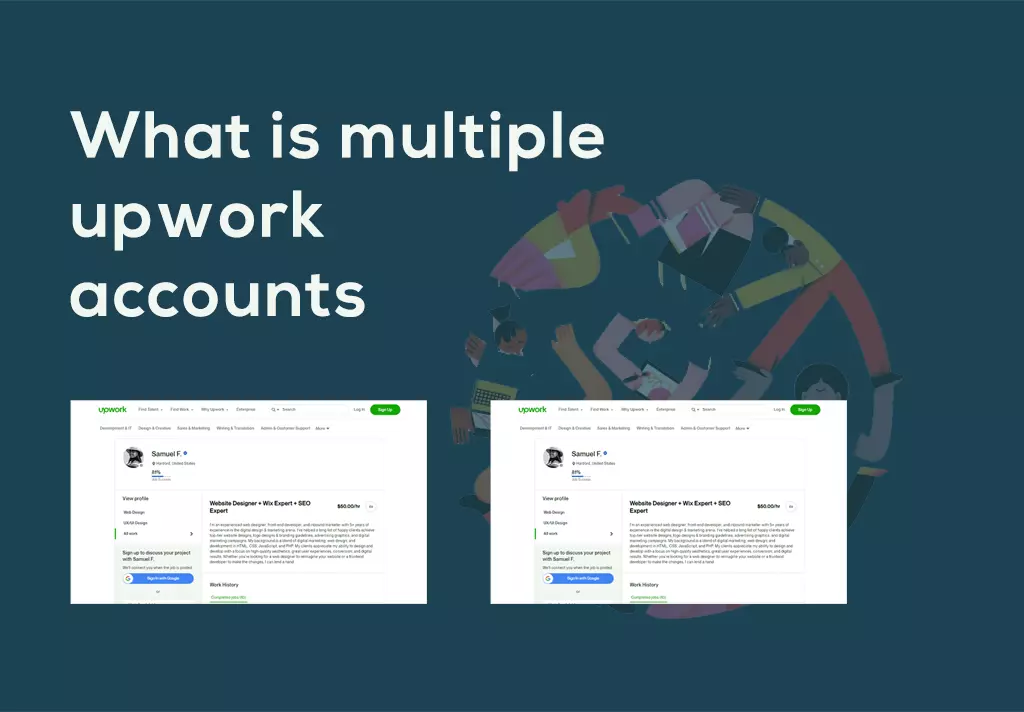 What is multiple Upwork accounts