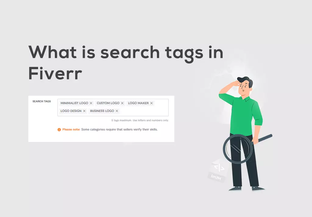 What are search tags in Fiverr?
