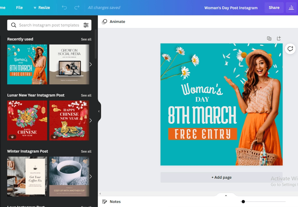 How to create a social media kit in canva STEP 3